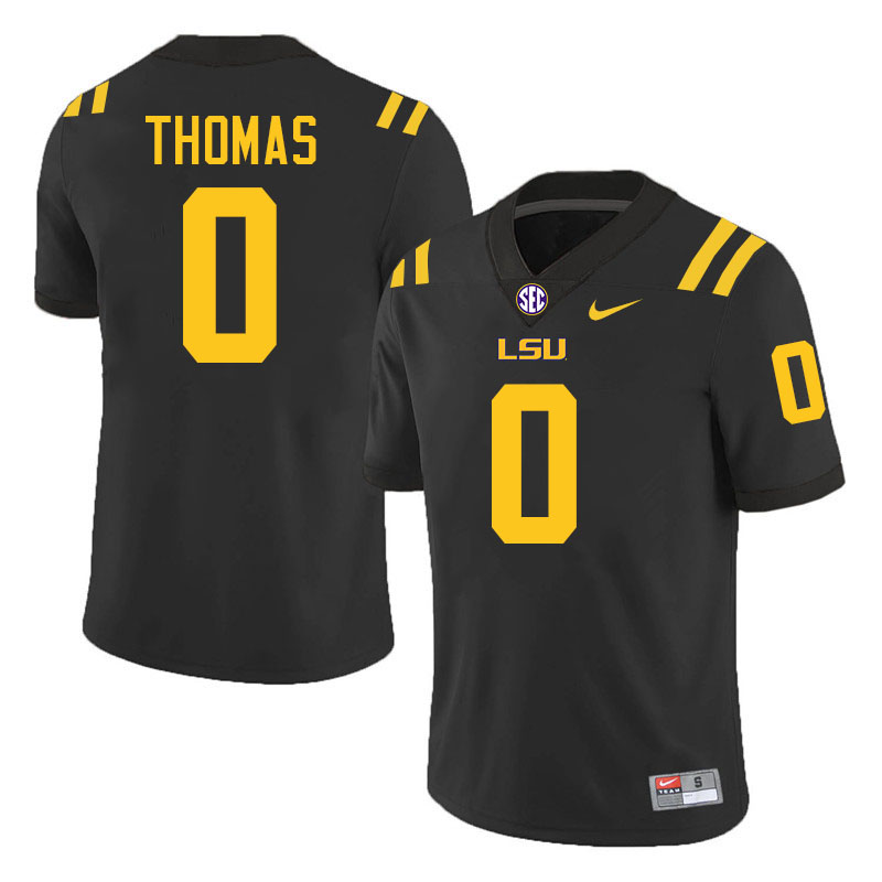 Zavion Thomas LSU Tigers Jersey,Louisiana State University Tigers Football Jersey-Black